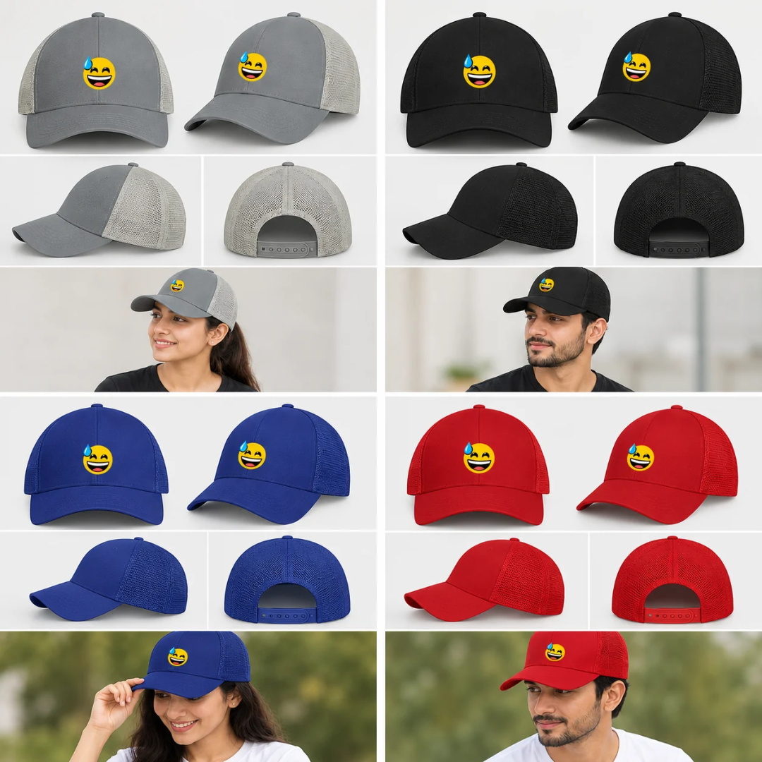 NERVOUS LAUGHING TRUCKER CAP