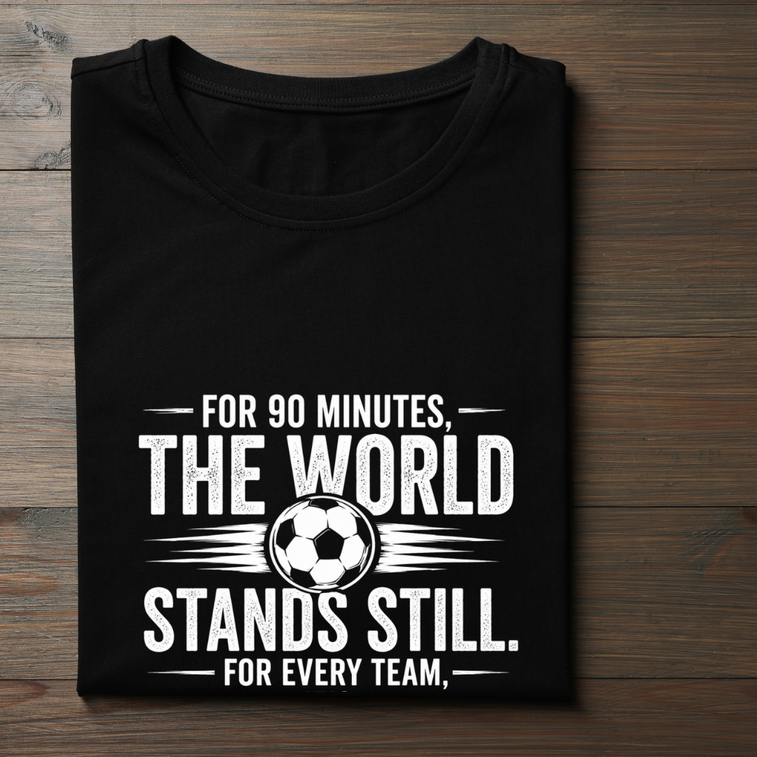 FOR 90 MINUTES THE WORLD STANDS STILL. FOR EVERY TEAM, IT'S DO OR DIE