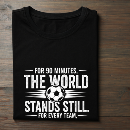 FOR 90 MINUTES THE WORLD STANDS STILL. FOR EVERY TEAM, IT'S DO OR DIE