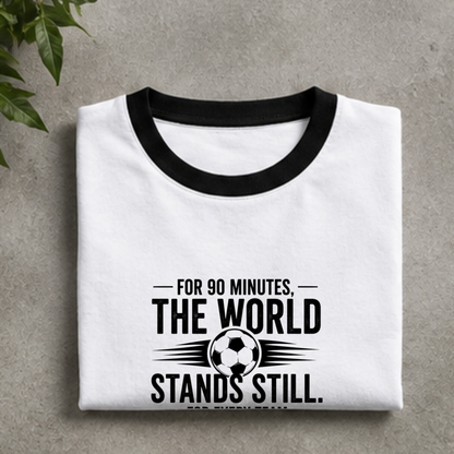 FOR 90 MINUTES THE WORLD STANDS STILL. FOR EVERY TEAM, IT'S DO OR DIE